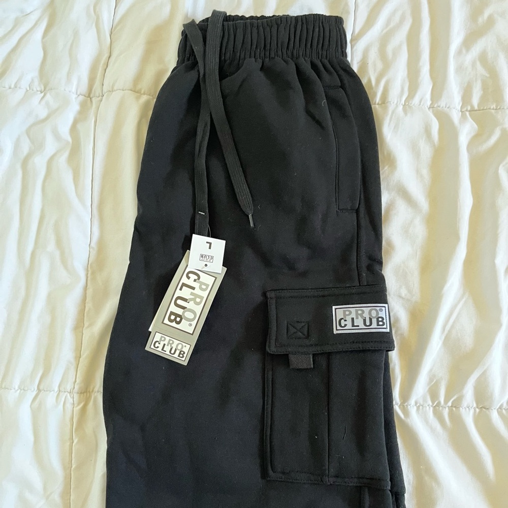 Mens Black Cargo Pants